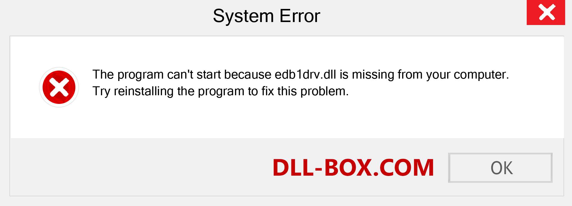  edb1drv.dll file is missing?. Download for Windows 7, 8, 10 - Fix  edb1drv dll Missing Error on Windows, photos, images